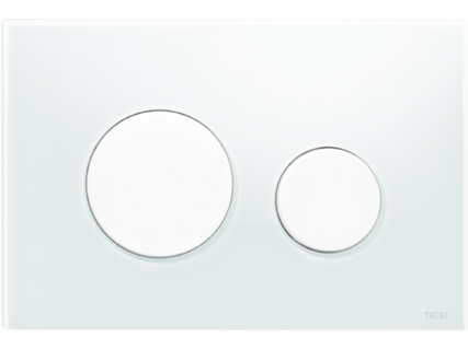 Панель смыва TECEloop из белого стекла (цвет клавиш белый)