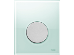 Панель смыва TECEloop urinal из зеленого стекла (хром мат.)