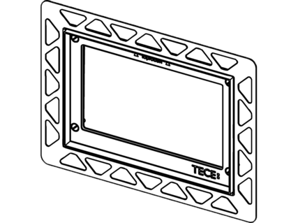 Монтажная рамка для установки стеклянных панелей ТЕСЕloop